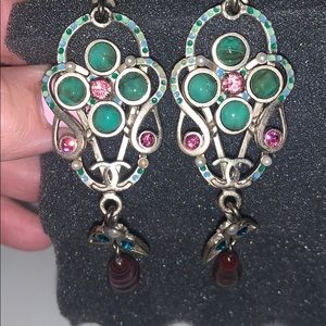 CHANEL earrings hanging